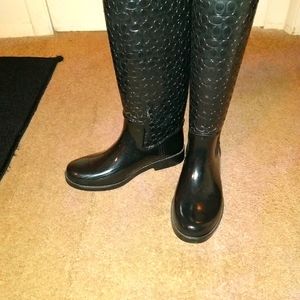 Coach rain boots
